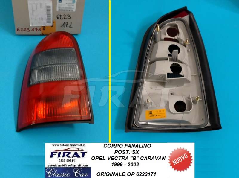 FANALINO OPEL VECTRA B CARAVAN 99 - 02 POST.SX (6223171)